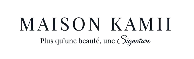 Logo maison kamii avec signature